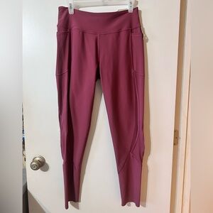 Victoria's Secret Dusty Rose Total KnockOut Tights Leggings with Pockets Size L